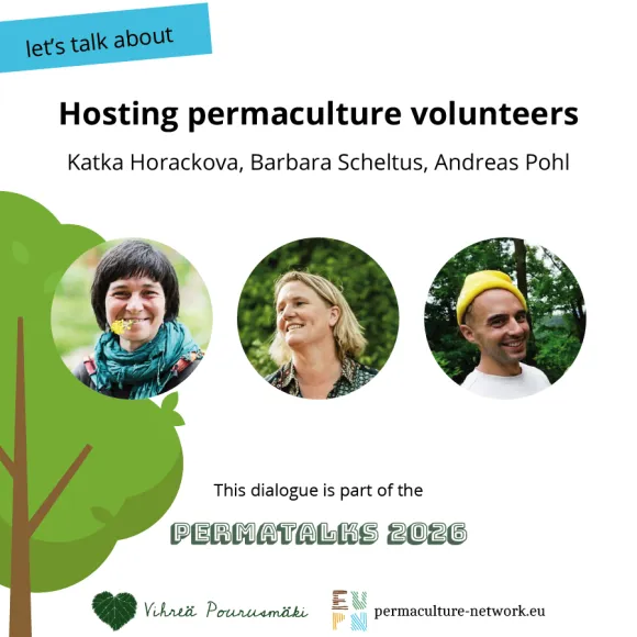 Hosting permaculture volunteers dialogue during the PermaTalks 2026